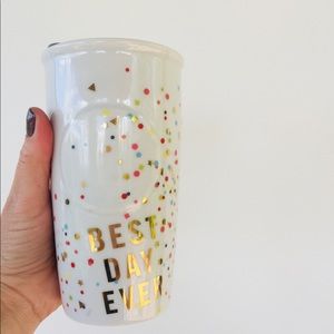 Starbucks Best Day Ever Confetti Tumbler Coffee